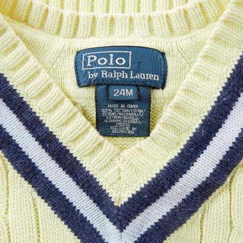 Sportswear - Polo Ralph Lauren Pull Cable-Knit Cricket Sweater Vest Maille torsadée Garçon Taille 2 ans #QWE7761 - photo 7