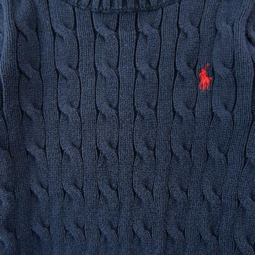 Sportswear - Polo Ralph Lauren Pull Cable-Knit Cotton Sweater Maille torsadée Garçon Taille 4 ans Marine #QWE7760 - photo 9