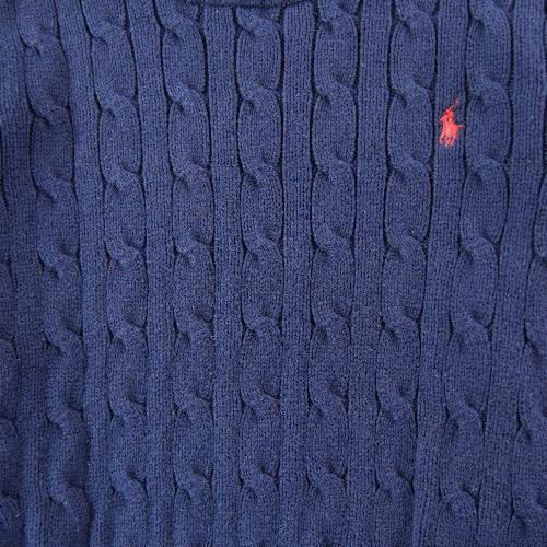 Sportswear - Polo Ralph Lauren Pull Cable-Knit Cotton Sweater Maille torsadée Garçon Taille 6 ans Marine #QWE7746 - photo 9