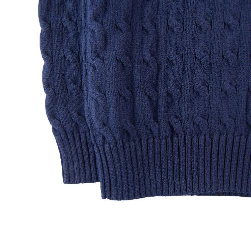 Sportswear - Polo Ralph Lauren Pull Cable-Knit Cotton Sweater Maille torsadée Garçon Taille 6 ans Marine #QWE7746 - photo 9