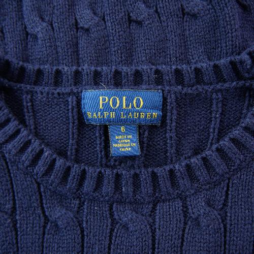Sportswear - Polo Ralph Lauren Pull Cable-Knit Cotton Sweater Maille torsadée Garçon Taille 6 ans Marine #QWE7746 - photo 9