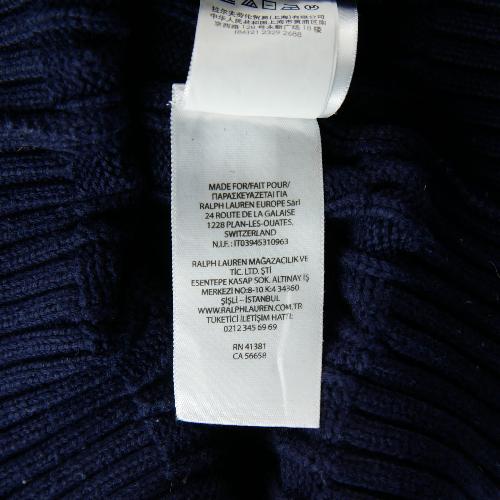 Sportswear - Polo Ralph Lauren Pull Cable-Knit Cotton Sweater Maille torsadée Garçon Taille 6 ans Marine #QWE7746 - photo 9