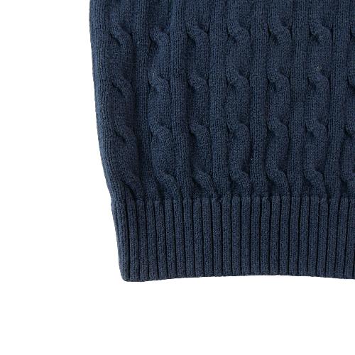Sportswear - Polo Ralph Lauren Pull Cable-Knit Sweater Vest Maille torsadée Col V Garçon Taille 8 ans #QWE7743 - photo 6