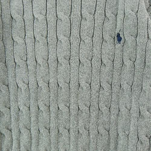 Sportswear - Polo Ralph Lauren Pull Cable-Knit Cotton Sweater Maille torsadée Garçon Taille 7 ans Gris #QWE7812 - photo 9