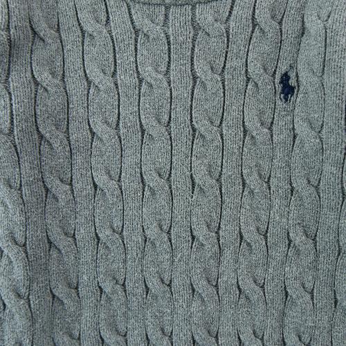 Sportswear - Polo Ralph Lauren Pull Cable-Knit Cotton Sweater Maille torsadée Garçon Taille 4 ans Gris #QWE7754 - photo 8