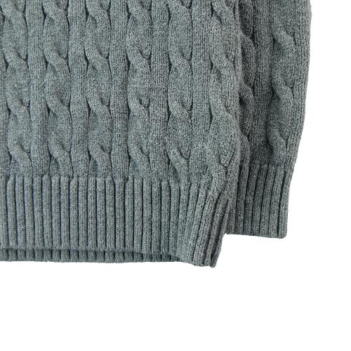 Sportswear - Polo Ralph Lauren Pull Cable-Knit Cotton Sweater Maille torsadée Garçon Taille 4 ans Gris #QWE7754 - photo 8