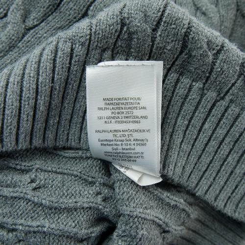 Sportswear - Polo Ralph Lauren Pull Cable-Knit Cotton Sweater Maille torsadée Garçon Taille 4 ans Gris #QWE7754 - photo 8