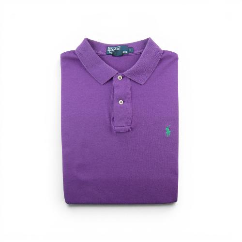 Golf - Polo Ralph Lauren Polo manches courtes Homme Taille L Violet - photo 8