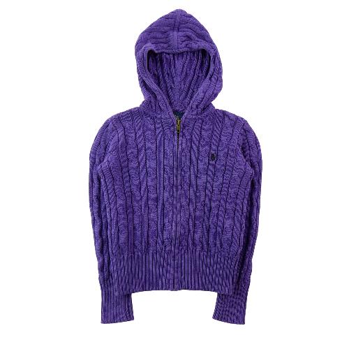 Sportswear - Polo Ralph Lauren Gilets Cable Cotton Hooded Full-Zip Sweater Capuche Fille Taille 7 ans #QWE7751 - photo 8