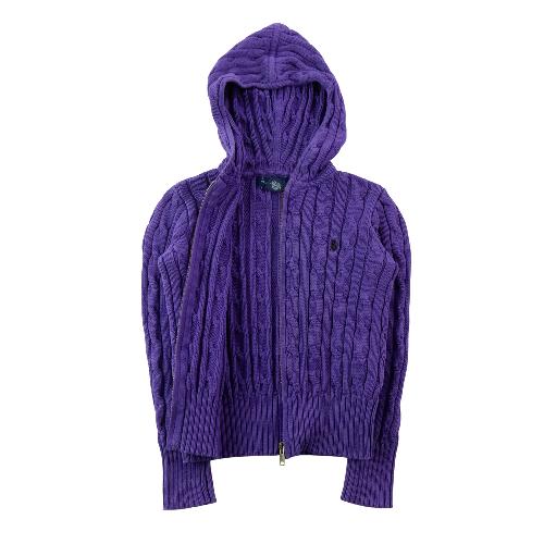 Sportswear - Polo Ralph Lauren Gilets Cable Cotton Hooded Full-Zip Sweater Capuche Fille Taille 7 ans #QWE7751 - photo 8