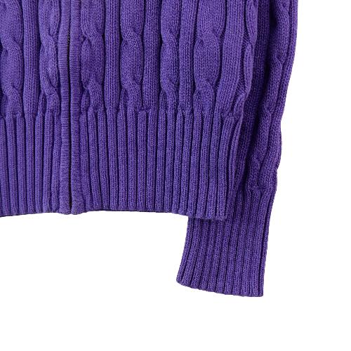 Sportswear - Polo Ralph Lauren Gilets Cable Cotton Hooded Full-Zip Sweater Capuche Fille Taille 7 ans #QWE7751 - photo 8