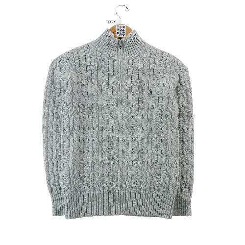 Sportswear - Polo Ralph Lauren Pull torsadé col camionneur Pony brodé 100% coton Garçon Taille 10/12 ans #QWE7742 - photo 9