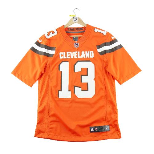 Football Américain - Nike Maillot NFL Cleveland Browns Beckham Jr Vapor Limited Taille M #QWE1766 - photo 9
