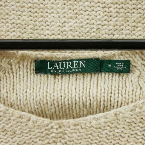 Sportswear - Lauren Ralph Lauren Pull Femme Taille M Beige #QWE1014 - photo 9