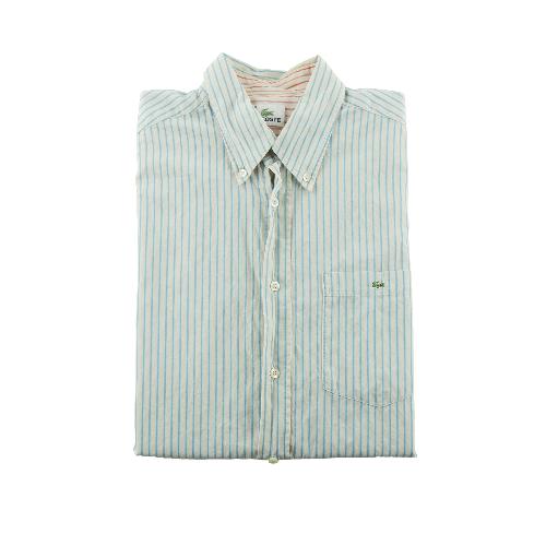 Randonnée / Trek - Lacoste Chemise classique Homme Taille M à rayures Beige - photo 8