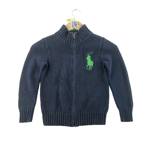 Polo Ralph Lauren Gilets Big Pony Full-Zip Coupe droite Logo vert brodé Garçon Taille 6 ans
