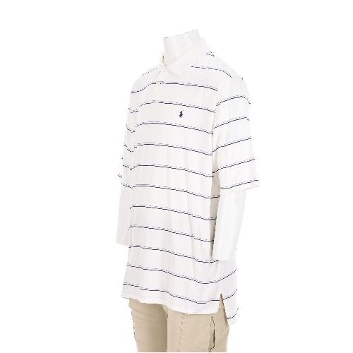 Golf - Polo Ralph Lauren Polo manches courtes Golf Fit Homme Taille XL Blanc #QWE7418 - photo 9