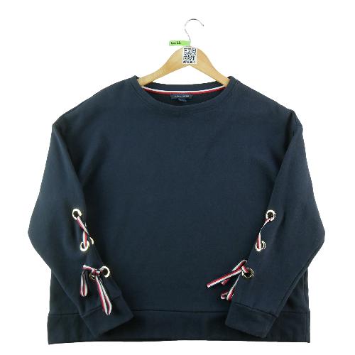 Sportswear - Tommy Hilfiger Sweat Femme Taille M Marine #QWE4024 - photo 7