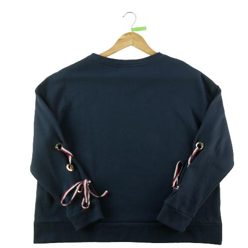 Sportswear - Tommy Hilfiger Sweat Femme Taille M Marine #QWE4024 - photo 7