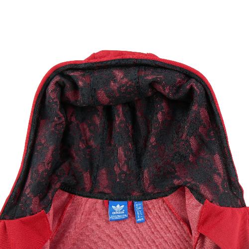 Sportswear - Adidas Sweat à capuche Girly Zip Hoody 3-Stripes Trefoil Femme Taille M Rouge #QWE4401 - photo 9