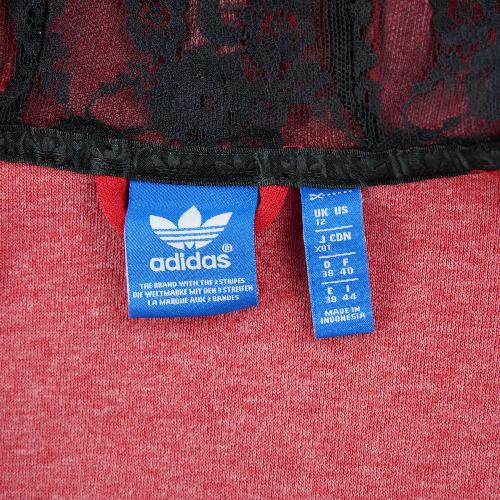Sportswear - Adidas Sweat à capuche Girly Zip Hoody 3-Stripes Trefoil Femme Taille M Rouge #QWE4401 - photo 9