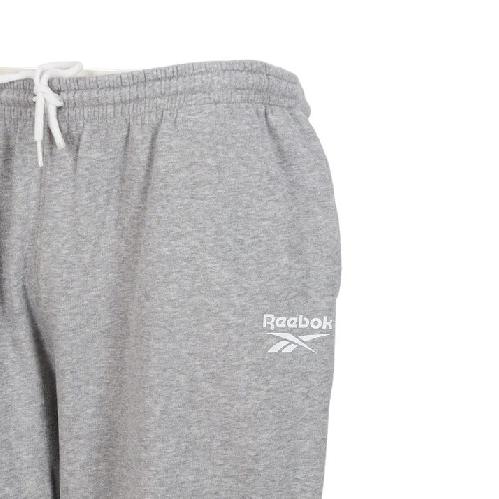 Fitness / Cardio training - Reebok Jogging Small Logo Joggers Coupe tapered Logo Vector blanc Femme Taille XL Gris #QWE7594 - photo 9
