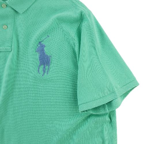 Golf - Polo Ralph Lauren Polo manches courtes Classic Fit Big Pony Homme Taille XL Turquoise #QWE4352 - photo 8
