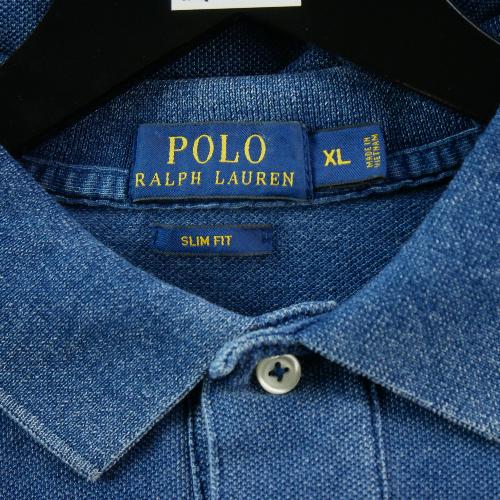 Golf - Polo Ralph Lauren Polo manches courtes Slim Fit Homme Taille XL Bleu #QWE1091 - photo 8