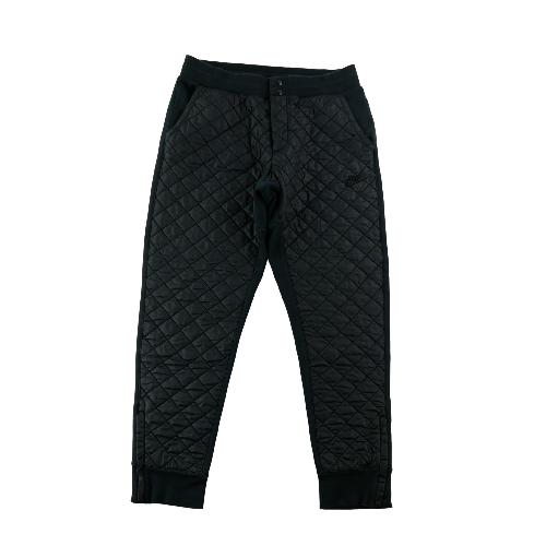 Sportswear - Nike Jogging V442 Fleece Cuffed Winterized Quilted Matelassé Hybrid Homme Taille L Noir #QWE4310 - photo 8