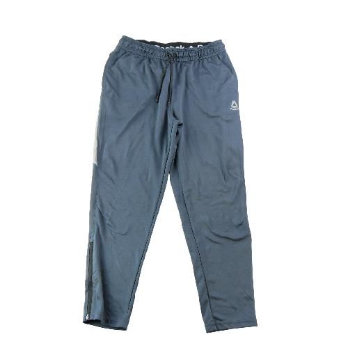 Fitness / Cardio training - Reebok Jogging Regular Fit Fuselée Woven Empiècements Mesh Bas Zippés Homme Taille L Gris #QWE0815 - photo 6
