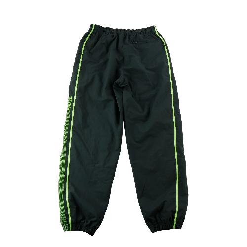 Sportswear - Nike Jogging Track Pants Nylon Look Mesh Lining Side Stripe Neon Green Retro Homme Taille L #QWE3467 - photo 9