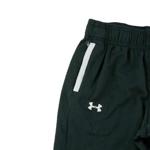 Fitness / Cardio training - Under Armour Jogging Loose Fit Bas Zippés Poches Zippées Piping Blanc Homme Taille S Noir #QWE0832 - photo 7