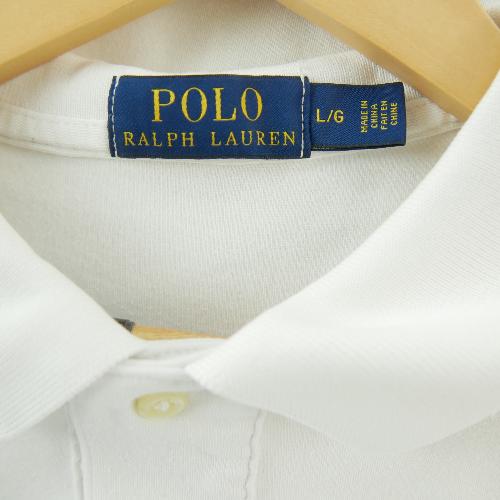 Golf - Polo Ralph Lauren Polo manches courtes Classic Fit Mesh Pony Homme Taille L Blanc #QWE1039 - photo 9