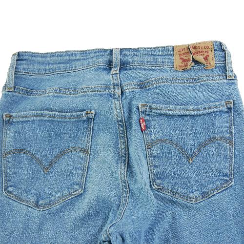 Sportswear - Levi Strauss Jean Levis 721 High Rise Skinny Taille W27/L30 Femme Bleu #QWE0067 - photo 8