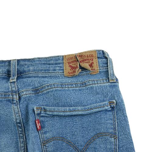 Sportswear - Levi Strauss Jean Levis 721 High Rise Skinny Taille W27/L30 Femme Bleu #QWE0067 - photo 8