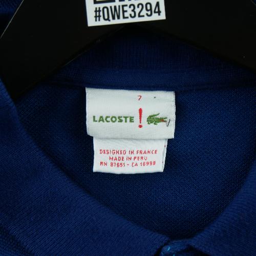Tennis - Lacoste Polo manches courtes Homme Taille L Marine #QWE3886 - photo 9