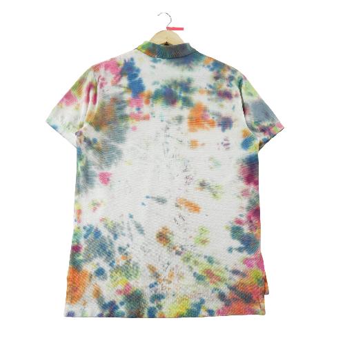 Golf - Polo Ralph Lauren Polo manches courtes Classic Fit Tie-Dye Mesh Col côtelé Homme Taille M #QWE2096 - photo 7