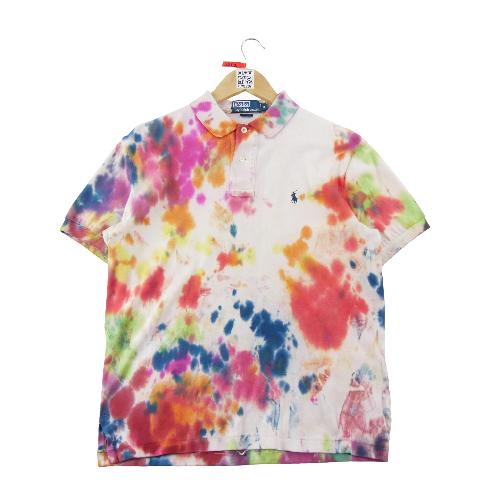 Golf - Polo Ralph Lauren Polo manches courtes Classic Fit Tie-Dye Mesh Pony brodé Homme Taille S #QWE2261 - photo 7