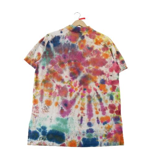 Golf - Ralph Lauren Polo manches courtes Tie-Dye-Motif Polo Shirt Poney brodé Homme Taille L #QWE2429 - photo 7