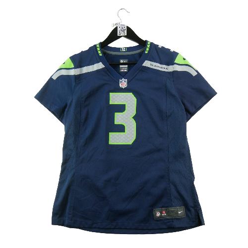 Football Américain - Nike Maillot NFL Seattle Seahawks On Field Russell Wilson 3 Game Jersey Taille L #QWE3153 - photo 9