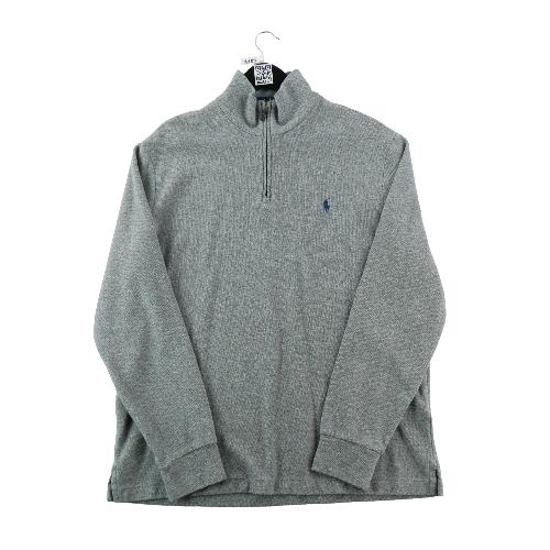 Sportswear - Polo Ralph Lauren Sweat Quart zippé Col montant Pony brodé Coton mélangé Homme Taille L #QWE3125 - photo 9