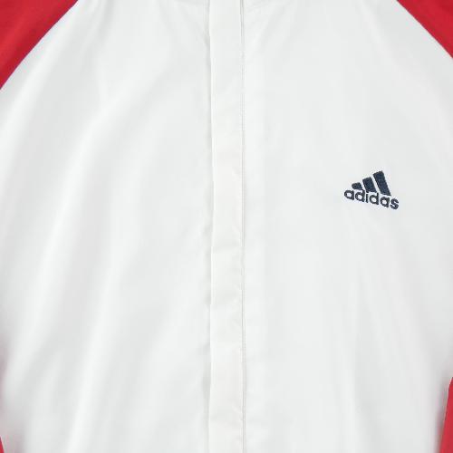 Fitness / Cardio training - Adidas Veste ClimaLite Colorblock rouge blanc Doublure mesh Y2K Homme Taille M #QWE0138 - photo 9