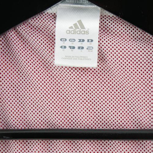 Fitness / Cardio training - Adidas Veste ClimaLite Colorblock rouge blanc Doublure mesh Y2K Homme Taille M #QWE0138 - photo 9