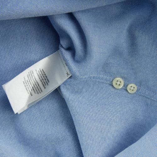 Sportswear - Polo Ralph Lauren Chemise classique Homme Taille M uni Bleu clair #QWE3599 - photo 8