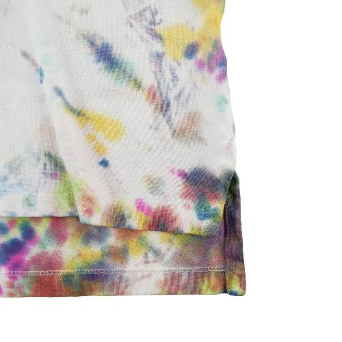 Golf - Polo Ralph Lauren Polo manches courtes Tie Dye Pony brodé Homme Taille XL Blanc #QWE2297 - photo 7