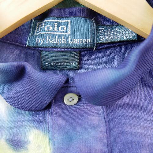 Golf - Polo Ralph Lauren Polo manches courtes Custom Fit tie and dye Pony brodé Homme Taille M #QWE2415 - photo 7
