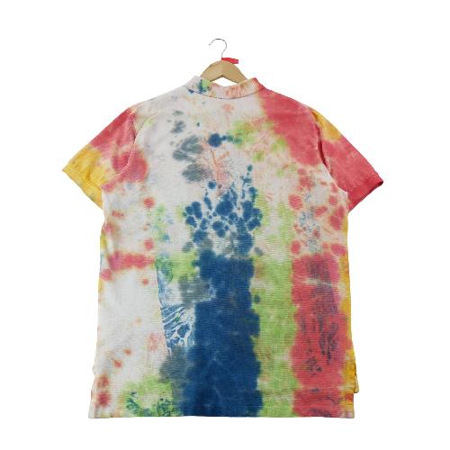 Golf - Polo Ralph Lauren Polo manches courtes Classic Fit Tie-Dye Mesh Pony brodé Homme Taille L #QWE2185 - photo 7