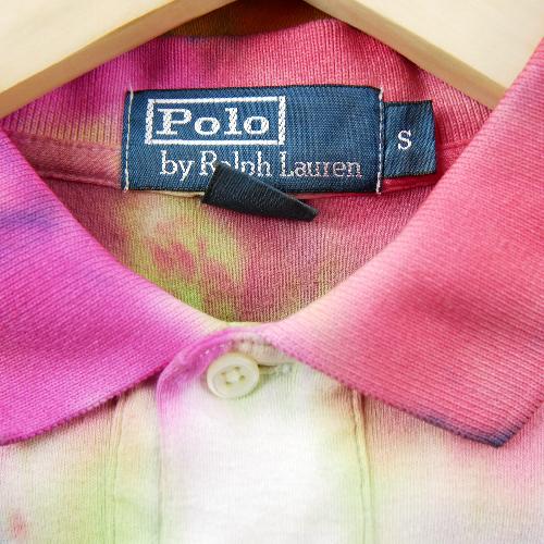 Golf - Ralph Lauren Polo manches courtes Classic Fit Tie-Dye Mesh Poney brodé Homme Taille S #QWE2085 - photo 7