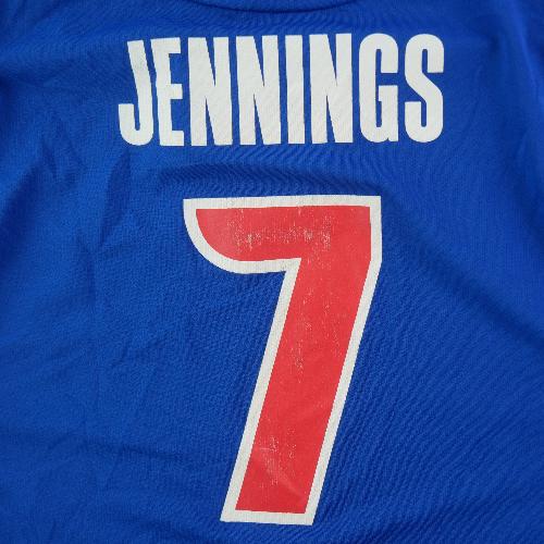 Basket-ball - NBA Maillot Détroit Pistons Adidas 2013–2014 Brandon Jennings Swingman Home Taille M #QWE0080 - photo 9