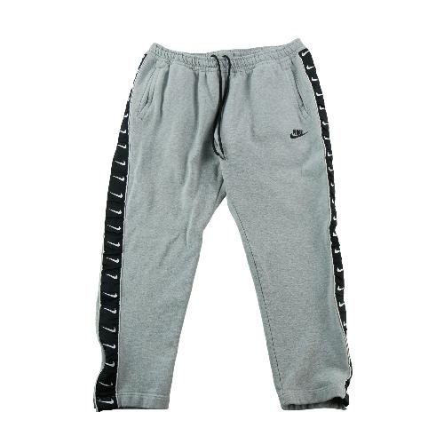 Nike Jogging Dry Graphic Dri-FIT Coupe tapered Bandes Swoosh répétées Homme Taille L Gris #QWE0800